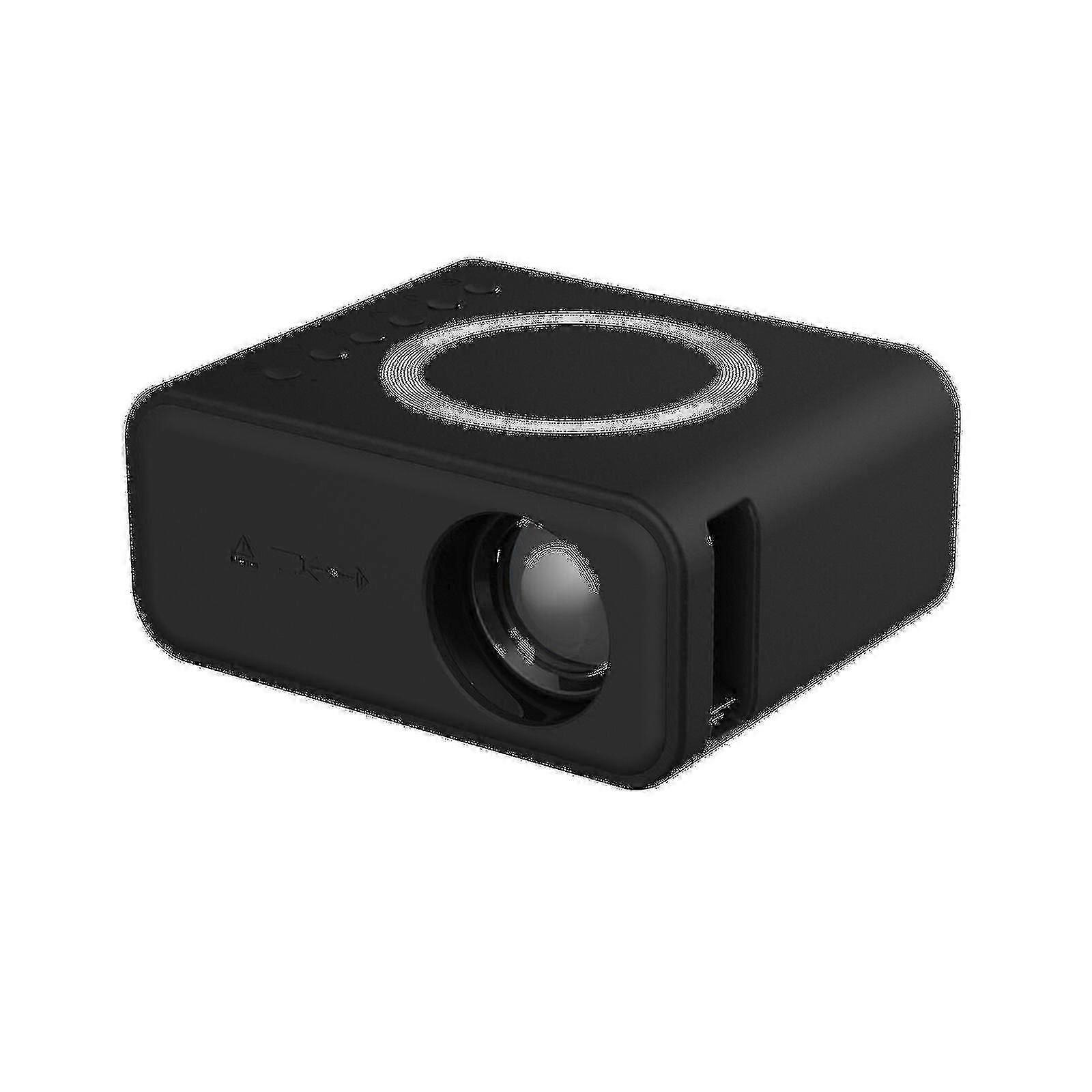 4kプロジェクター7500ルーメン1080p 3d LEDミニWifiビデオホームシアターシネマDz(黒)-yvan