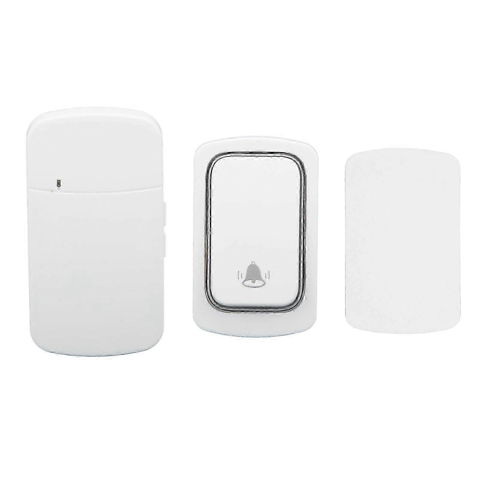 Self-Powered Long Range Waterproof Wireless Doorbell System for Caregivers with EU Plug, AC100V-230V, IP68 Rating