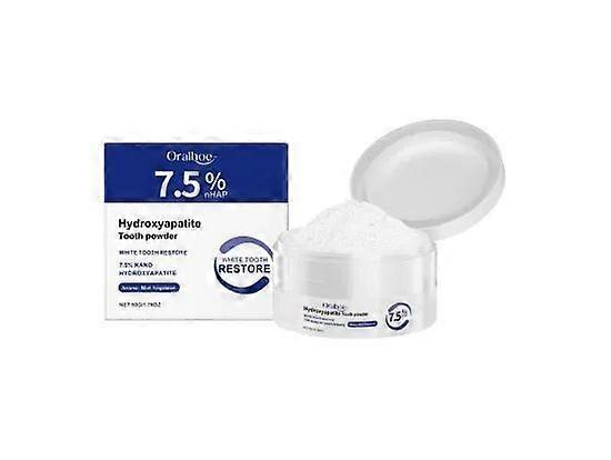 Hydroxyapatite Tooth powder for Enamel Protection and Tooth StrengtheningGentle and Effective Formula Fresh Breath, Fluoride-Free Tooth powder for Sen