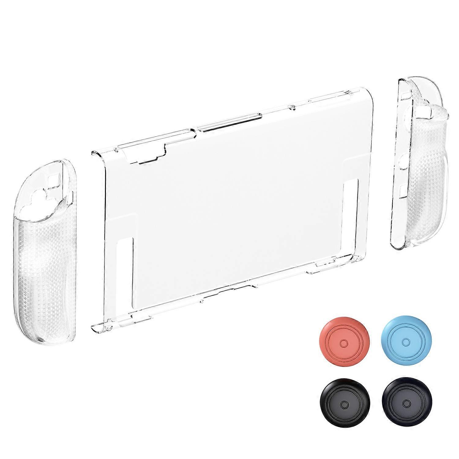 STARTRC GAMES For Nintendo Switch 2 TPU Diamond Texture Split Protective Case with 4 Thumb Grip Caps