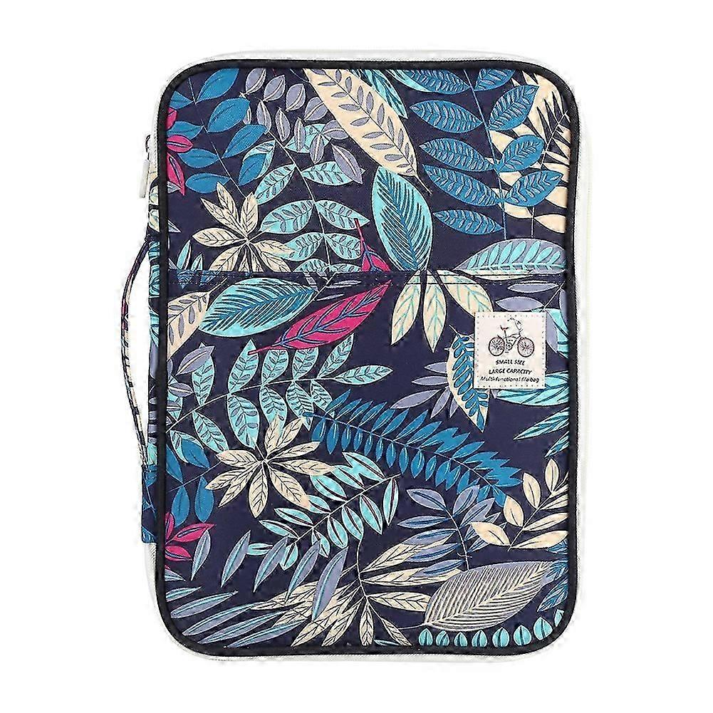 2Types A4 Document Bag File Folder Portfolio Organizer Computer Notebook Zippered Case