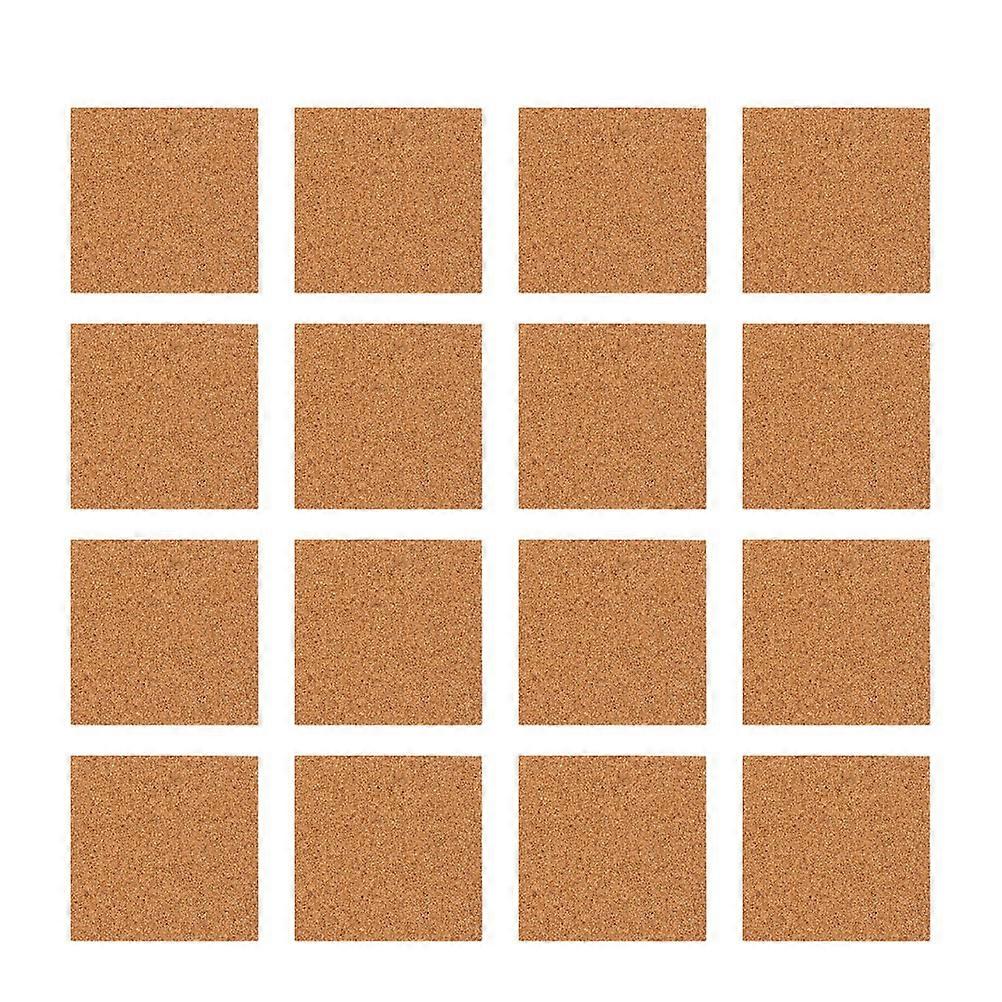 Adhesive Cork Squares, Versatile Coasters for Office and School Applications