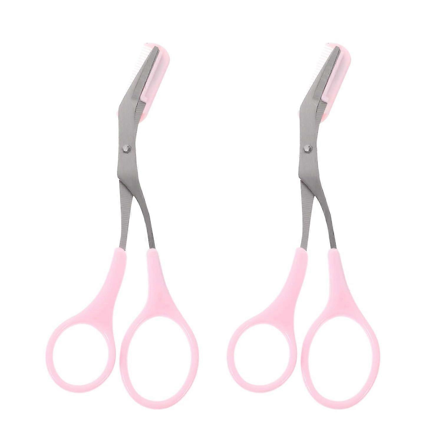 Eyebrow scissors with comb stainless steel eyebrow scissors