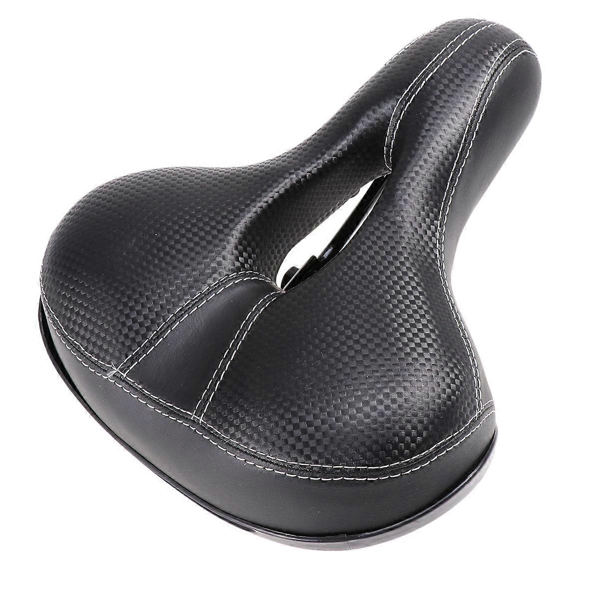 Replacement Cycle Seat Thick Padding Design for Cyclists Outdoor Use PU Leather Material 25*20CM 1Set