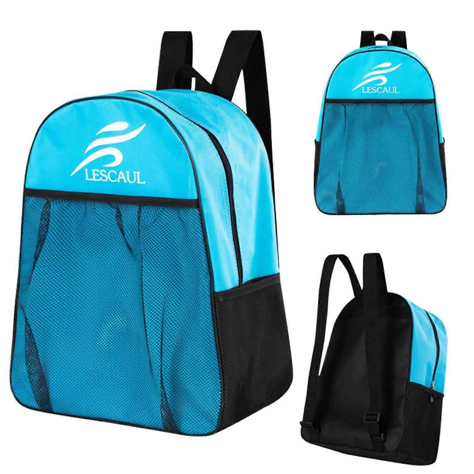 Skating bag with handles, universal ski boot bag, easy to carry, blue 351743 cm