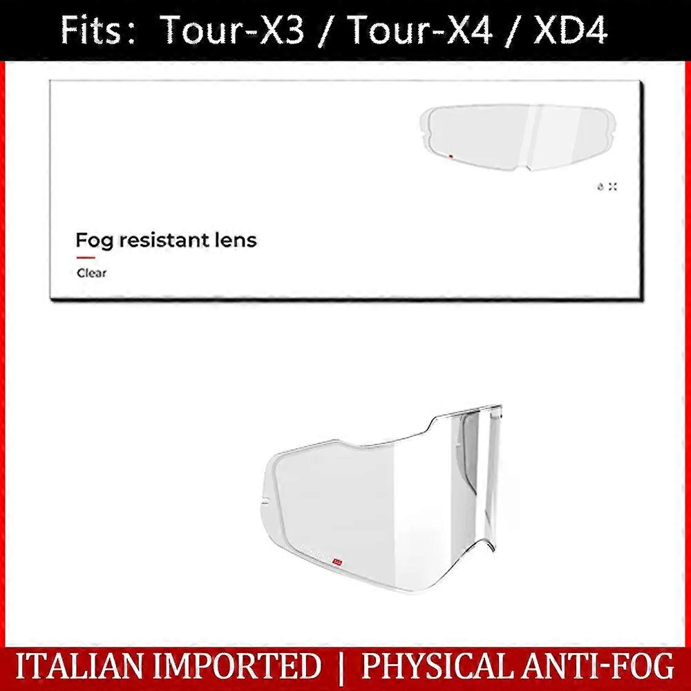 Accessori per casco Arai Lente antiappannamento trasparente adatta per RX7V ChaserX, ConceptX, Contour X, CorsairX, DefiantX; TourX3,TourX4,XD