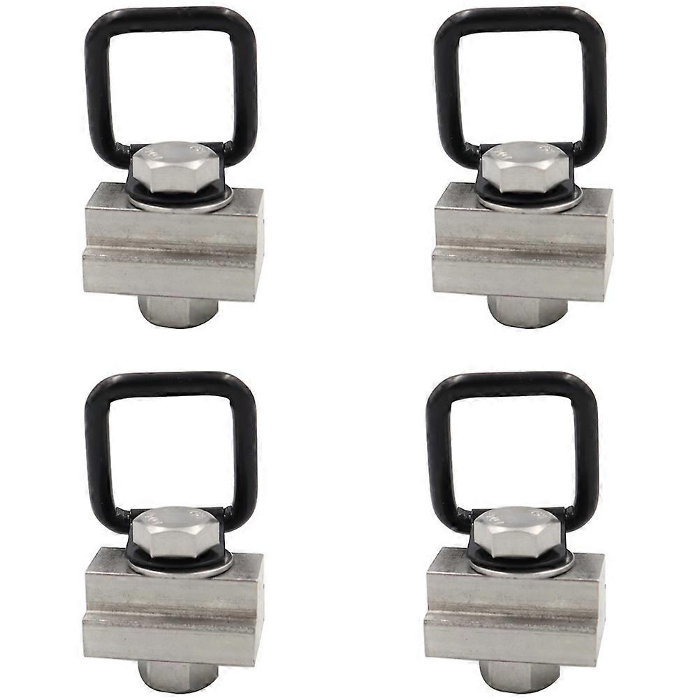 Truck Bed Deck Rails Cleats Set Tie-Down Anchors For Cargo Securing 1Set