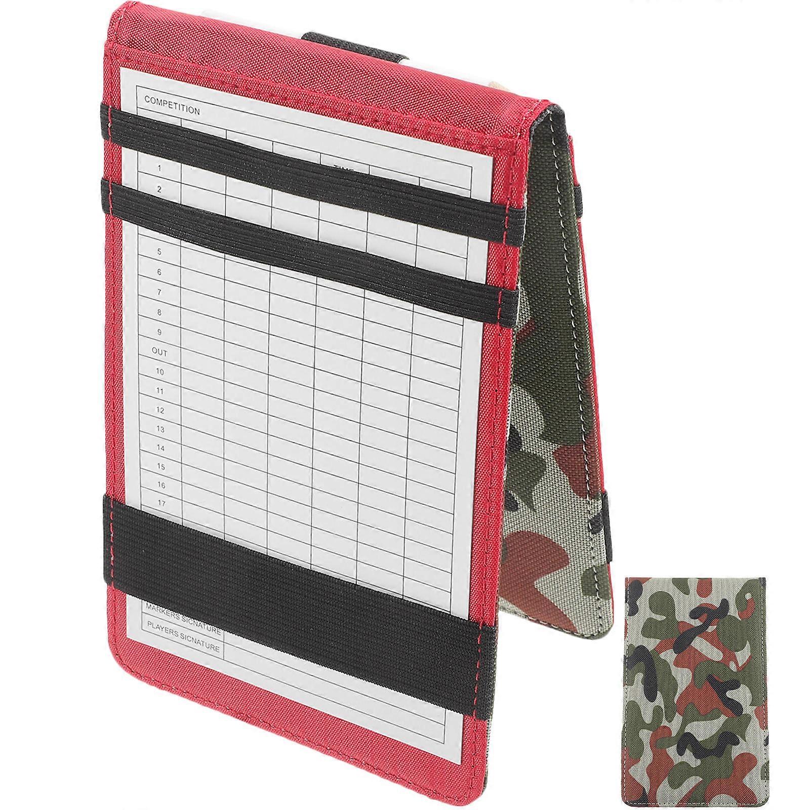 Portable Golf Scorebook Holder – Durable, Compact & Water Resistant for Easy Scorecard Storage and Keeping
