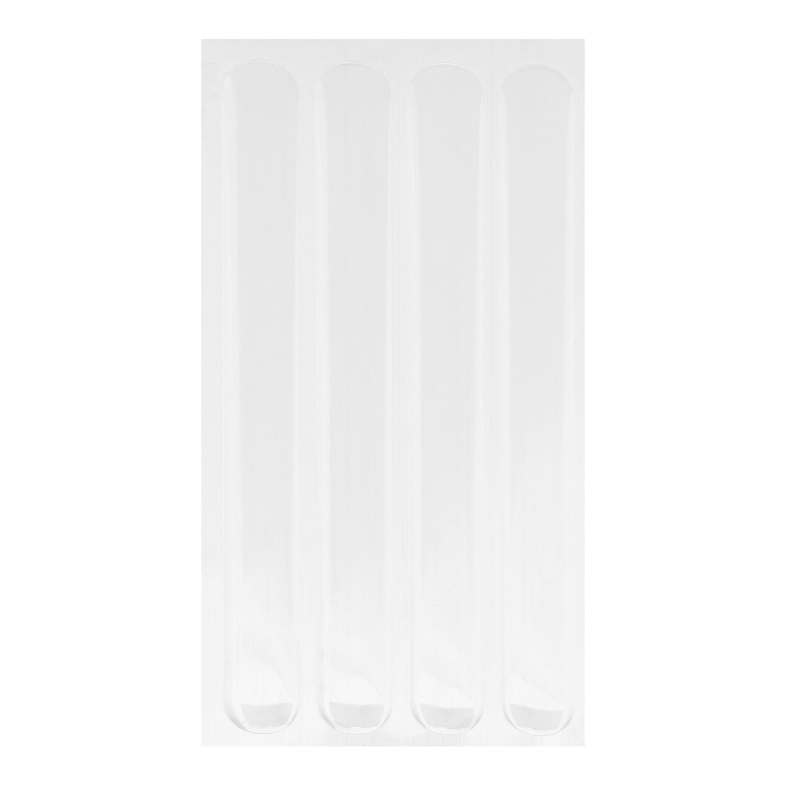 Car Accessories Exterior Car Door Handle Scratch Protectors Transparent 14.80X1.50X0.20CM 4Pcs for Car Maintenance