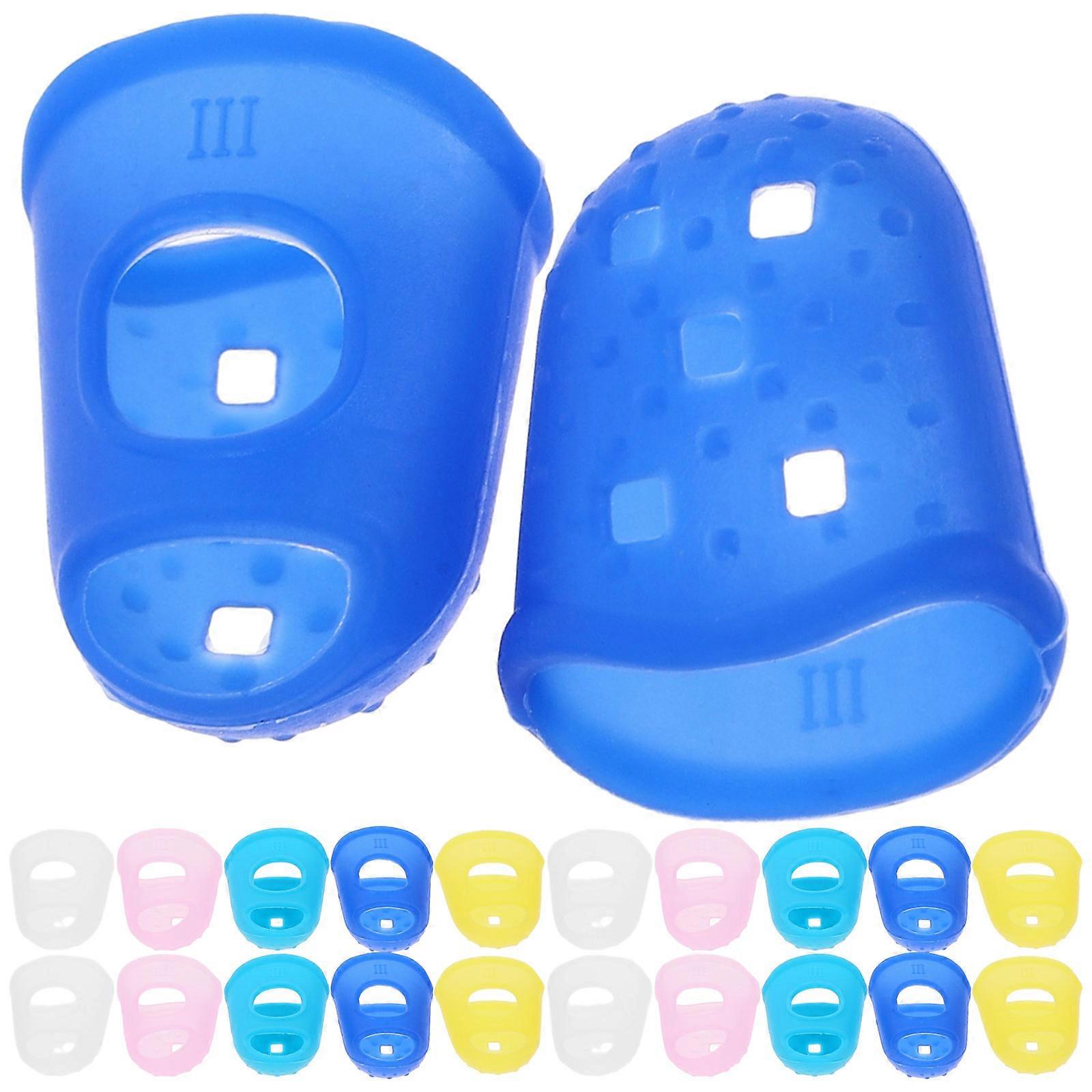 Guitar Finger Protectors Sturdy Finger Stalls Wear-Resistant Hand Finger Protectors For Manual Work 40Pcs