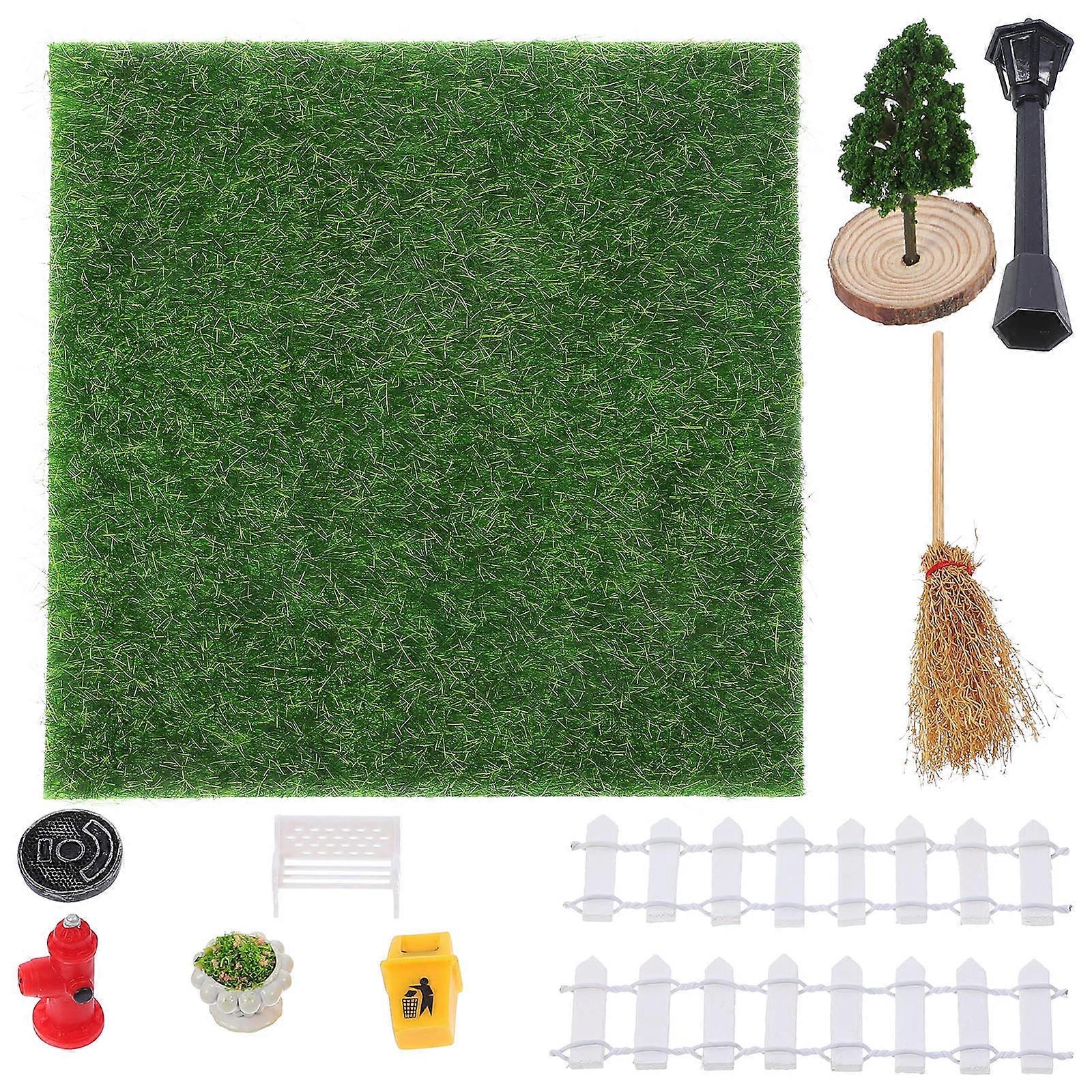 Decorative Mini Crafts Decor Doll House Miniature Models Diy Photo Props Collectors 15.00X15.00X0.80CM 1 Set