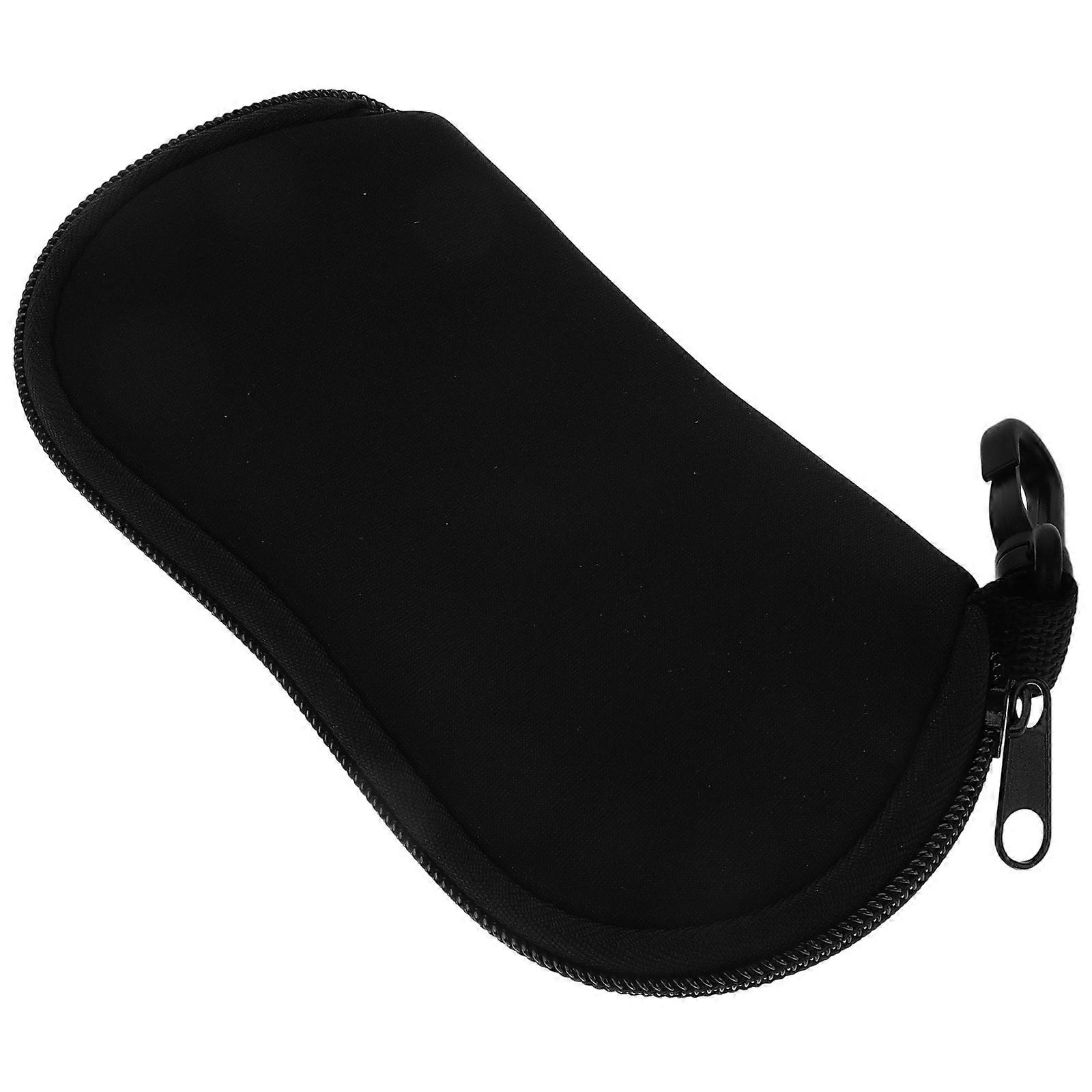 男性用女性用ポータブルトラベルグラスケース – 耐久性のあるソフトジッパーメガネバッグメガネとサングラスを確実に保護する軽量収納