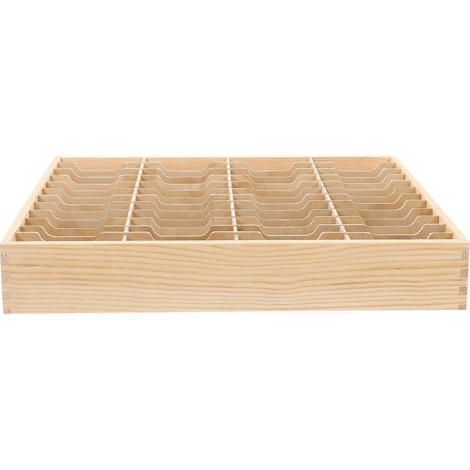 Compact Multi Grid Desktop Storage Box for Phones and Accessories – Smooth Surface Organizer for Office, Classroom, and Meeting Desks – Protective