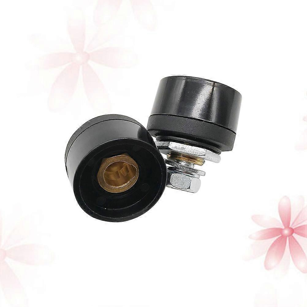 خرطوم لحام سريع توصيل لحام التوصيل ملحقات معدات اللحام متنوعة اللون 5x3x3cm يربط محطة إخراج اللحام بالكابل 2 قطعة