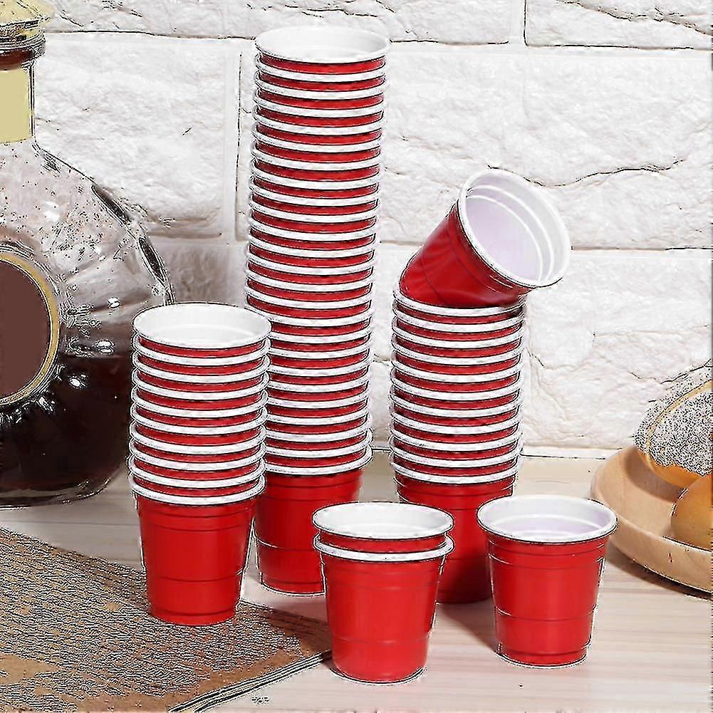 Engangs plastkopper 60 ml 50 stk for kaffeølfest servise