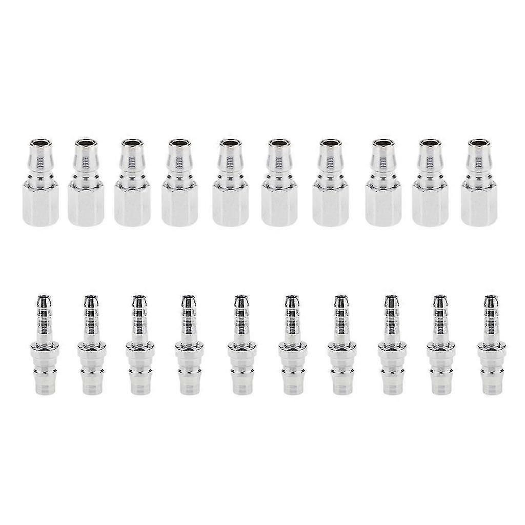 20Pcs Quick Release Coupler Connector Air Line Hose Coupling Compressor
