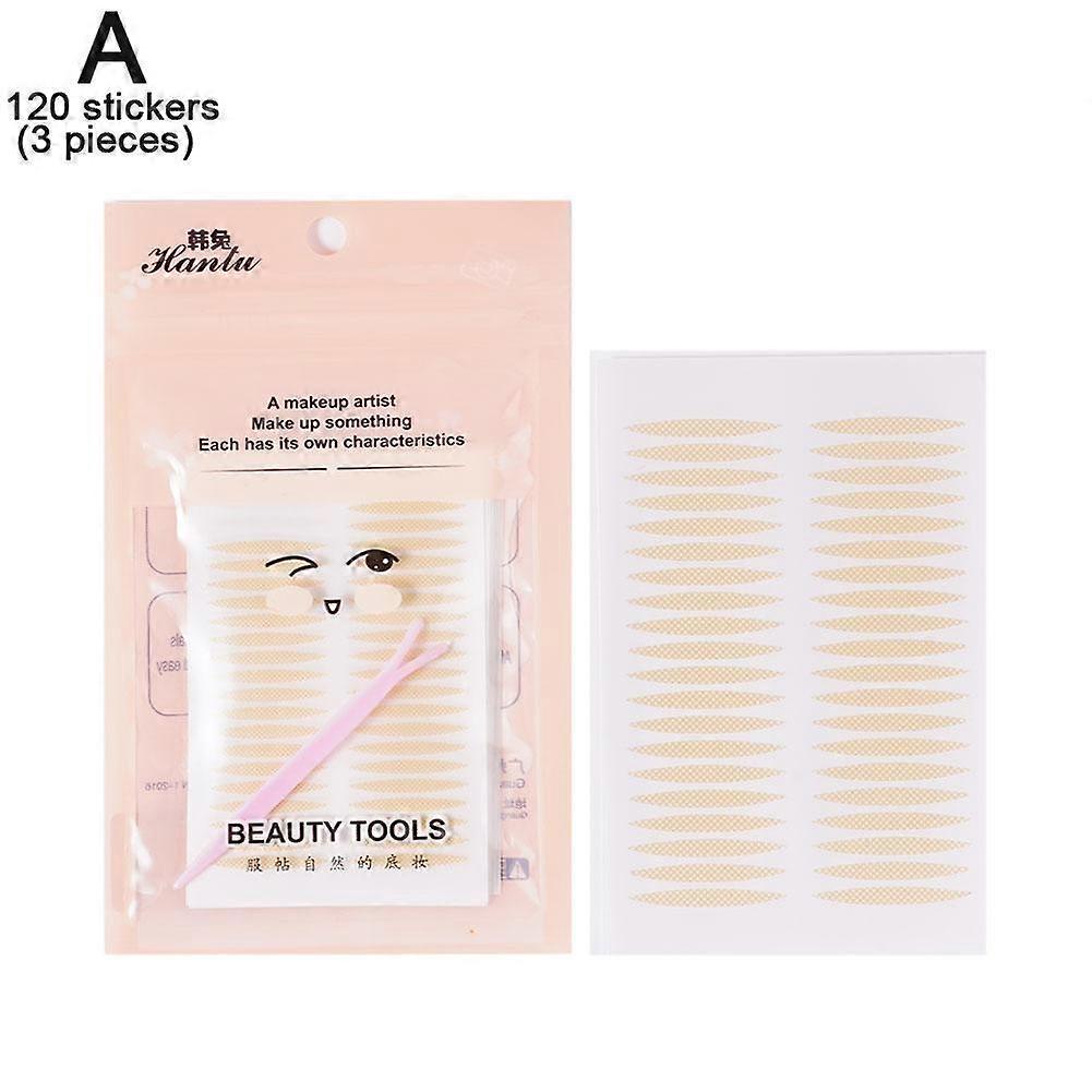 120/600 db női láthatatlan öntapadó dupla szemhéj matricák bőrtónusA 120 matrica (3 db)