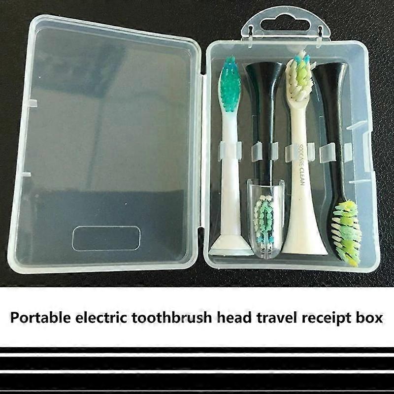 Electric Toothbrush Head Case Transparent Portable Box