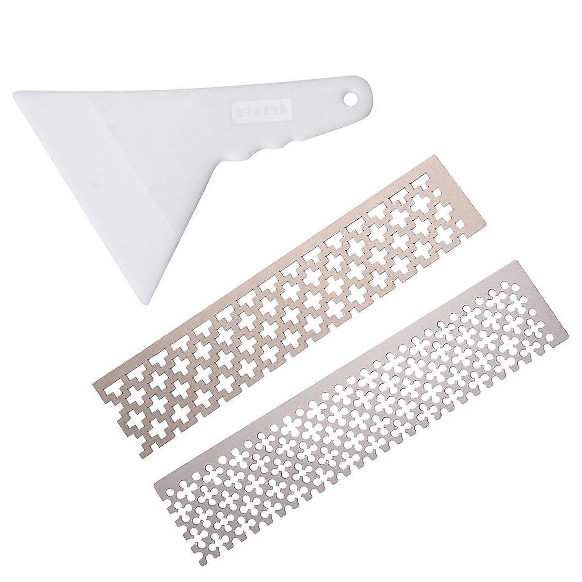 Drawing Tool Diamond Drawing Mesh Ruler Beads Painting Tool For Diy Projects Artists 1Set
