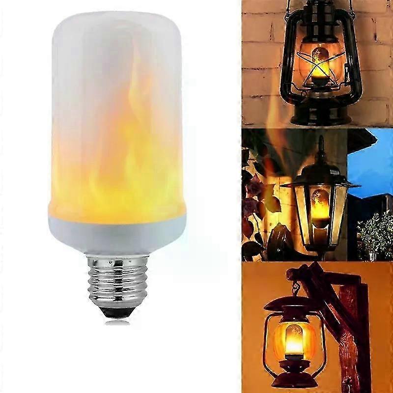 Creative 3 modes+Gravity Sensor 12W E27 E14 B22 Flame Bulb 85-265V LED Flame Effect Fire Light Bulbs Flickering Emulation Decor m&y