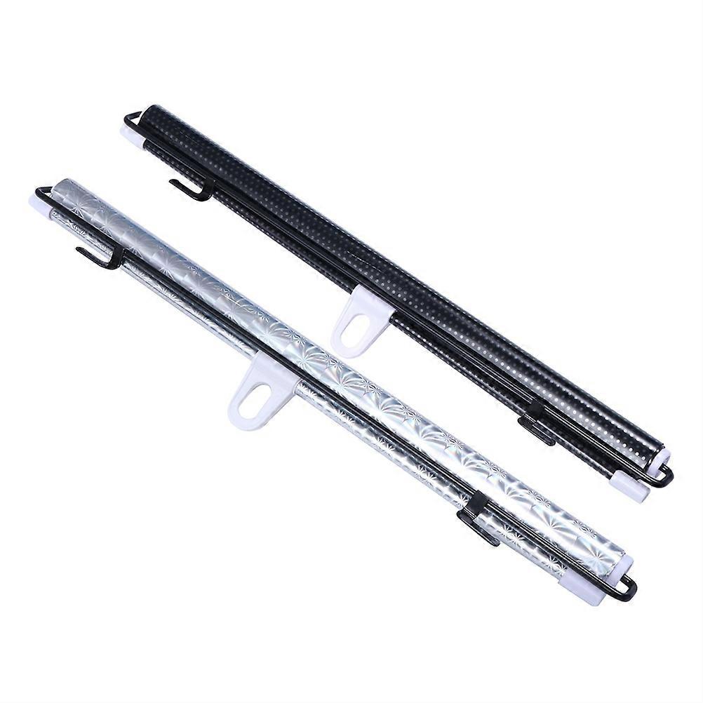 Car Windscreen Sunshade Car Windshield Sunshade Adjustable Length PVC 60X40cm Sunshade 2Pcs