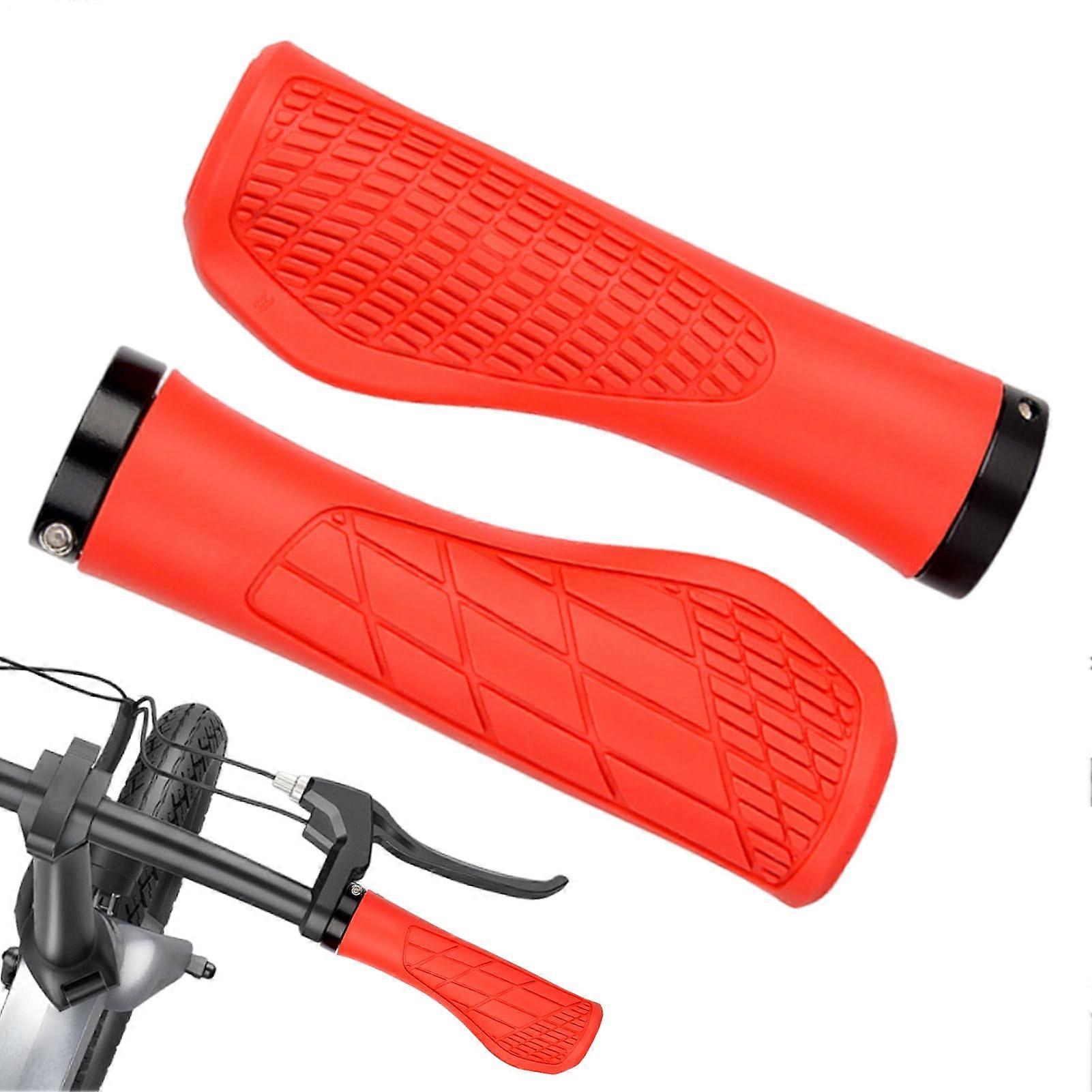 Handlebar grips Antislip tape – Locking shockabsorbing grips for bikes
