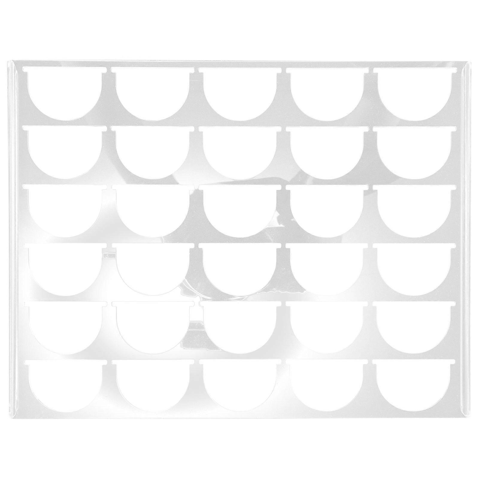 Capsules Storage Rack Coffee Organizer Stand Acrylic Practical Design Cabinet 32.00X24.50X2.50CM 1Pack