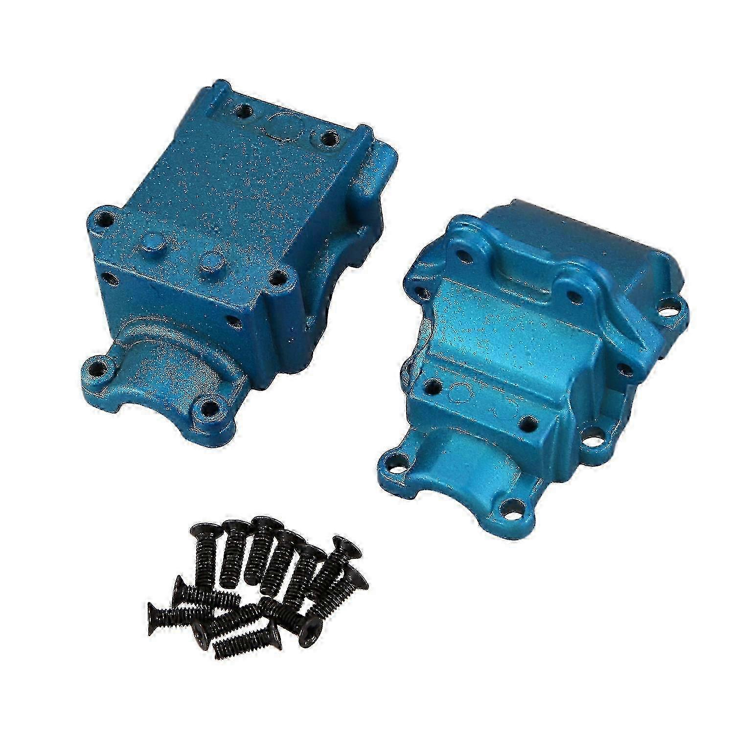 Metal Gear Box Upper And Lower Cover Suitable For 1/14 WLtoys Model 144001, Blue