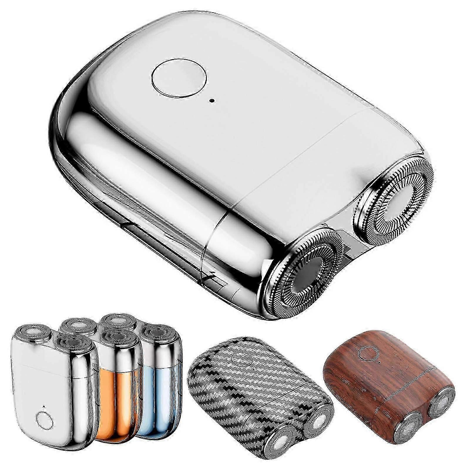 Waterproof Portable Mini Usb Rechargeable Cordless Electric Rotary Men's Shaver