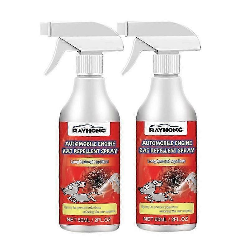 2 יחידות רכב מנוע חולדה דוחה תרסיס דוחה חולדות סצנות ריסוס באביזרים מנוע חולדה יכול לרסס רכב דוחה חולדות