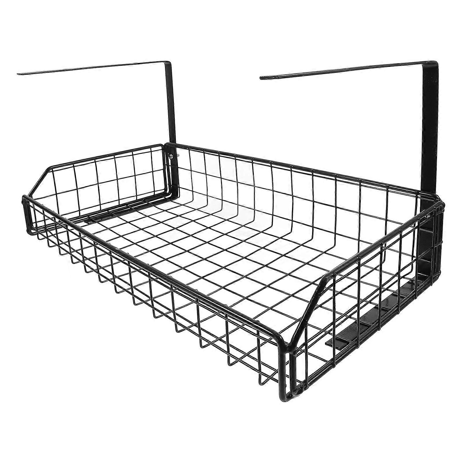 Under Desk Cable Organizer Rack No Drill Cable Management Tray for Cords, Power Outlets & Wire Storage Practical Solution for Office or Home Use