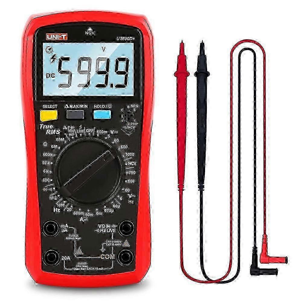 Digital Multimeter 6000 Counts True RMS Measurement Tool for AC DC Voltage Current Meter