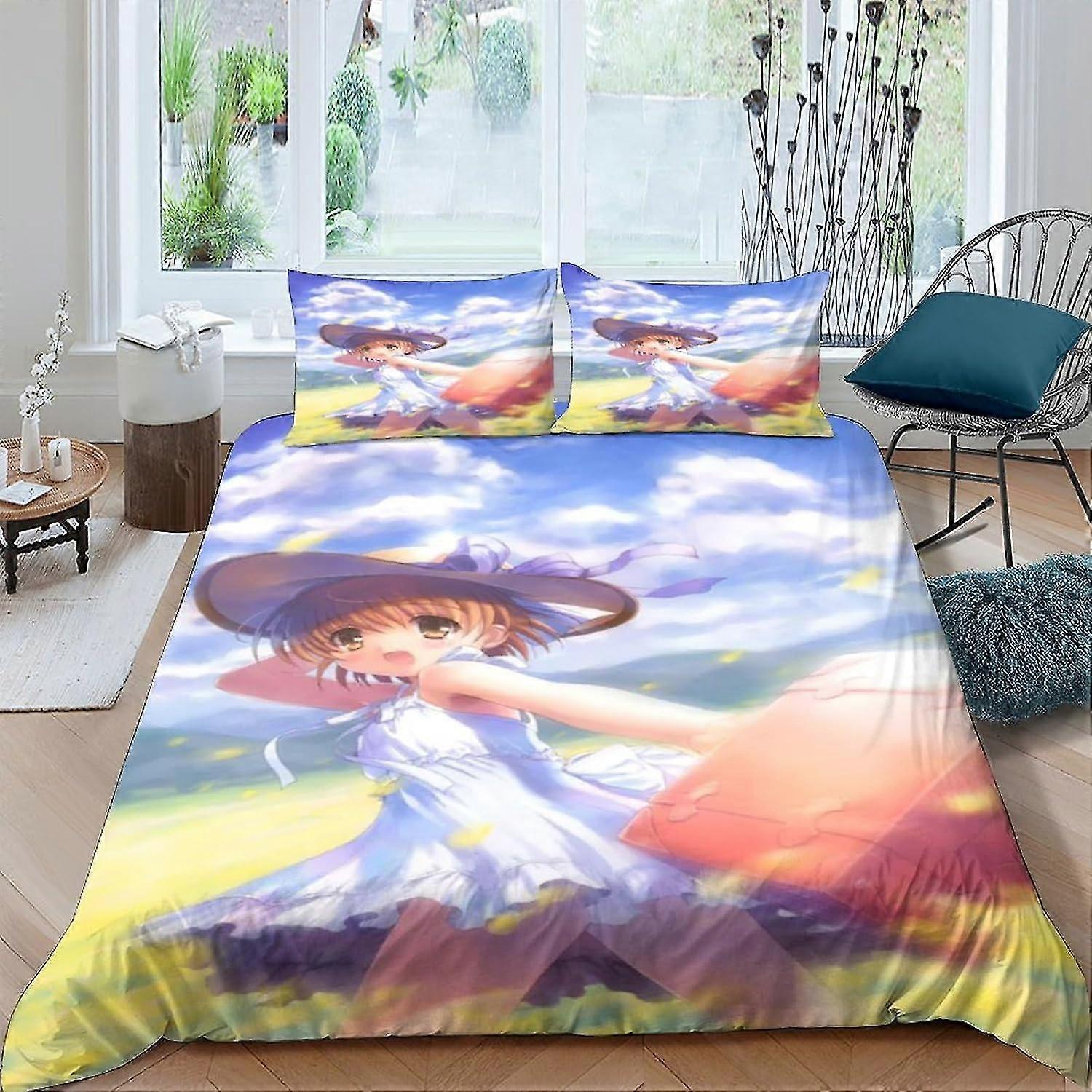 Capa de Edredom de Efeito 3D para Crianças e Adultos Capa de Edredom de Microfibra Impressa com Fronhas Colcha Conjunto de Cama Adequado para Certai