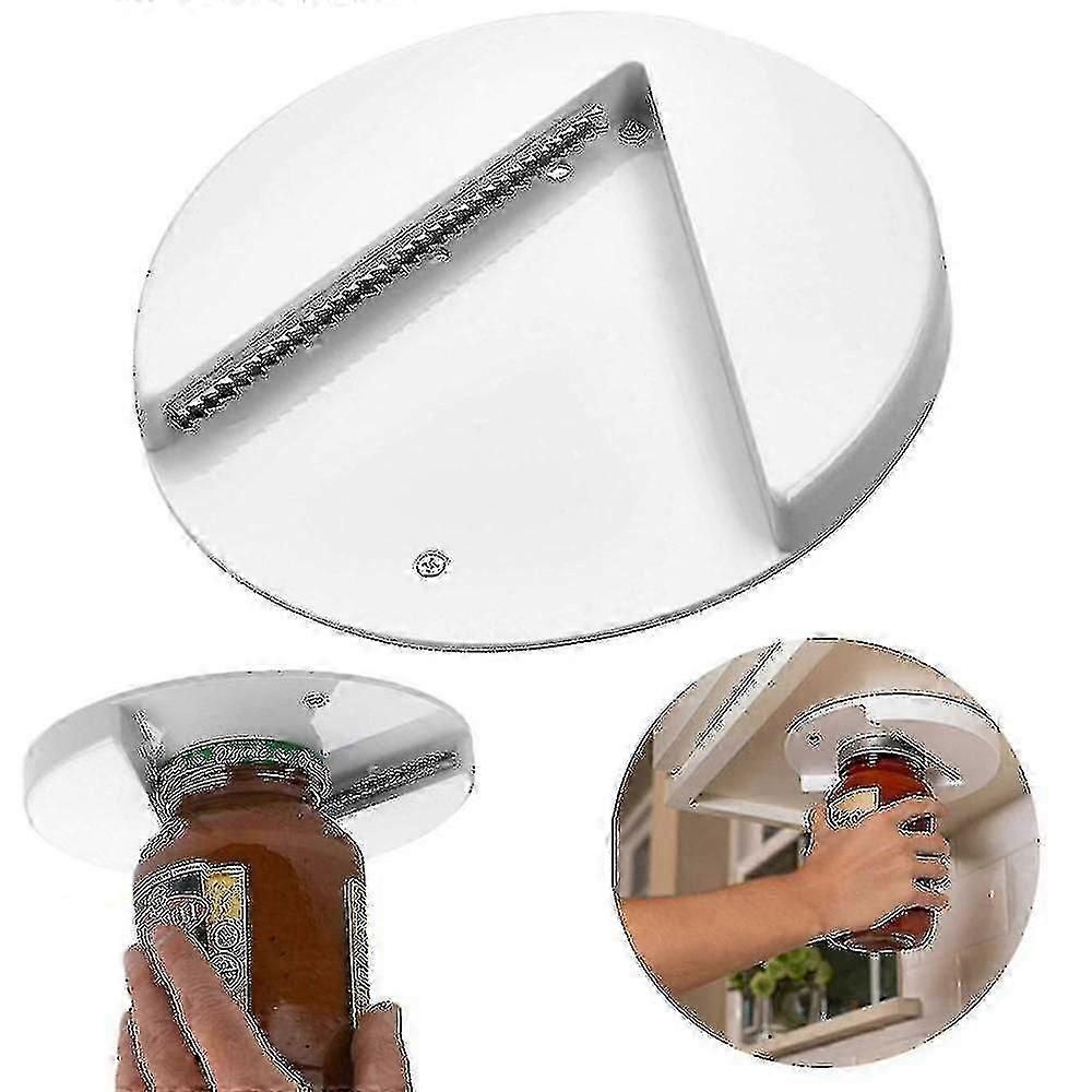 Under Cabinet Jar Opener for Home Arthritis, Undermount Lid Gripper Tool