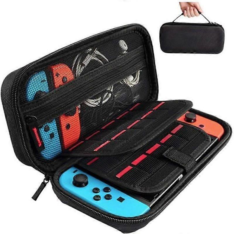 Hard Travel Carrying Case Protective Pouch Bag for Nintendo Switch - Black