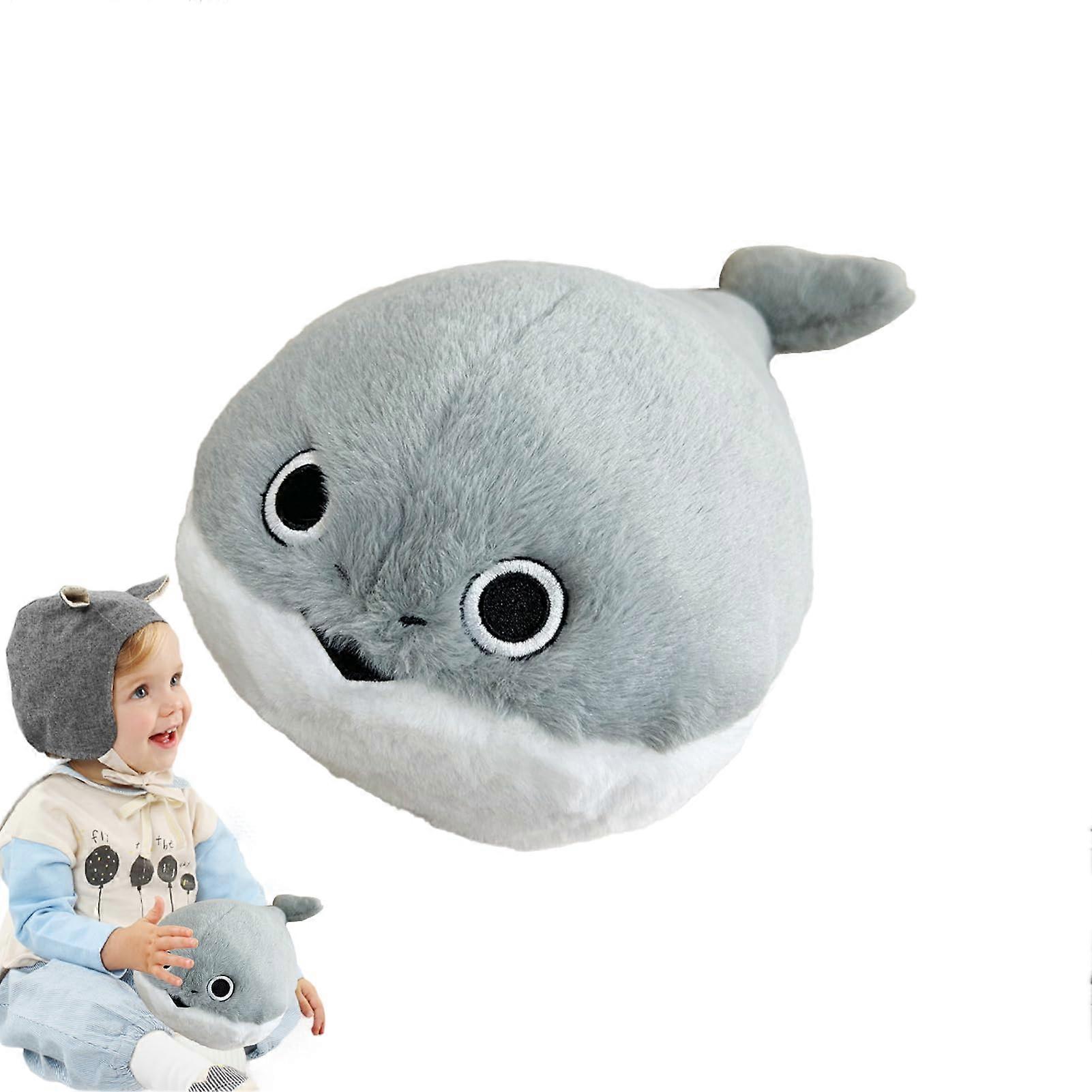 Stuffed Fish Plush Toy  Soft Fabric Cuddly Animal  Cute 19.69 Inch Pillow