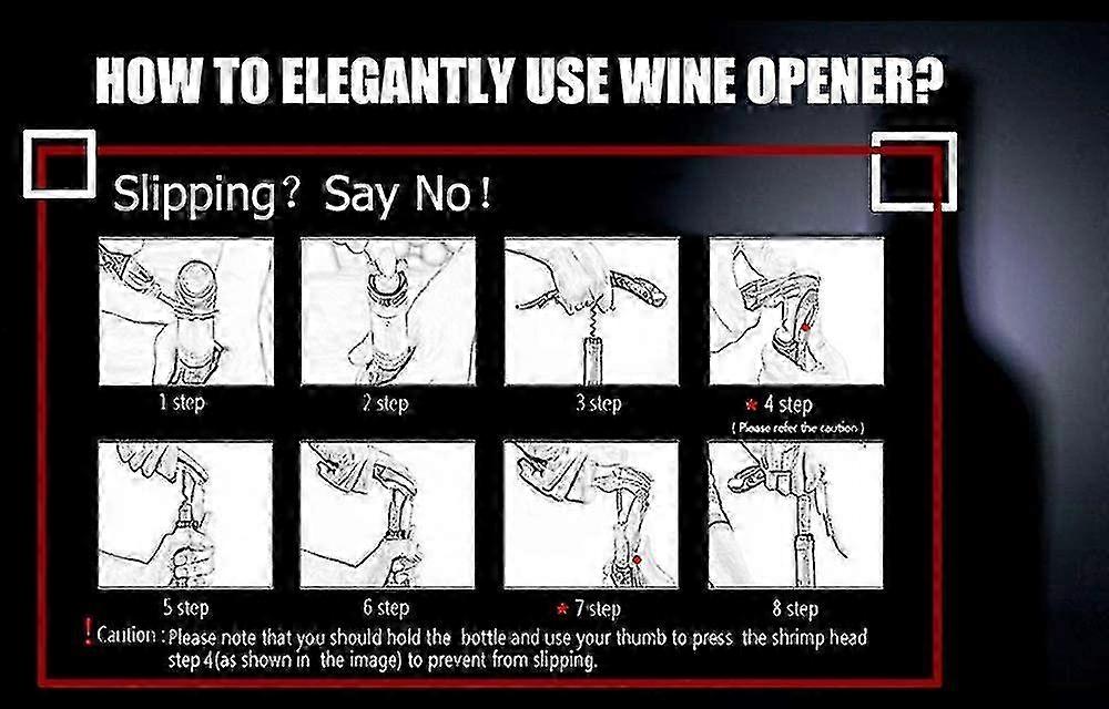 Professional waiter bottle opener wine bottle opener with wooden handle