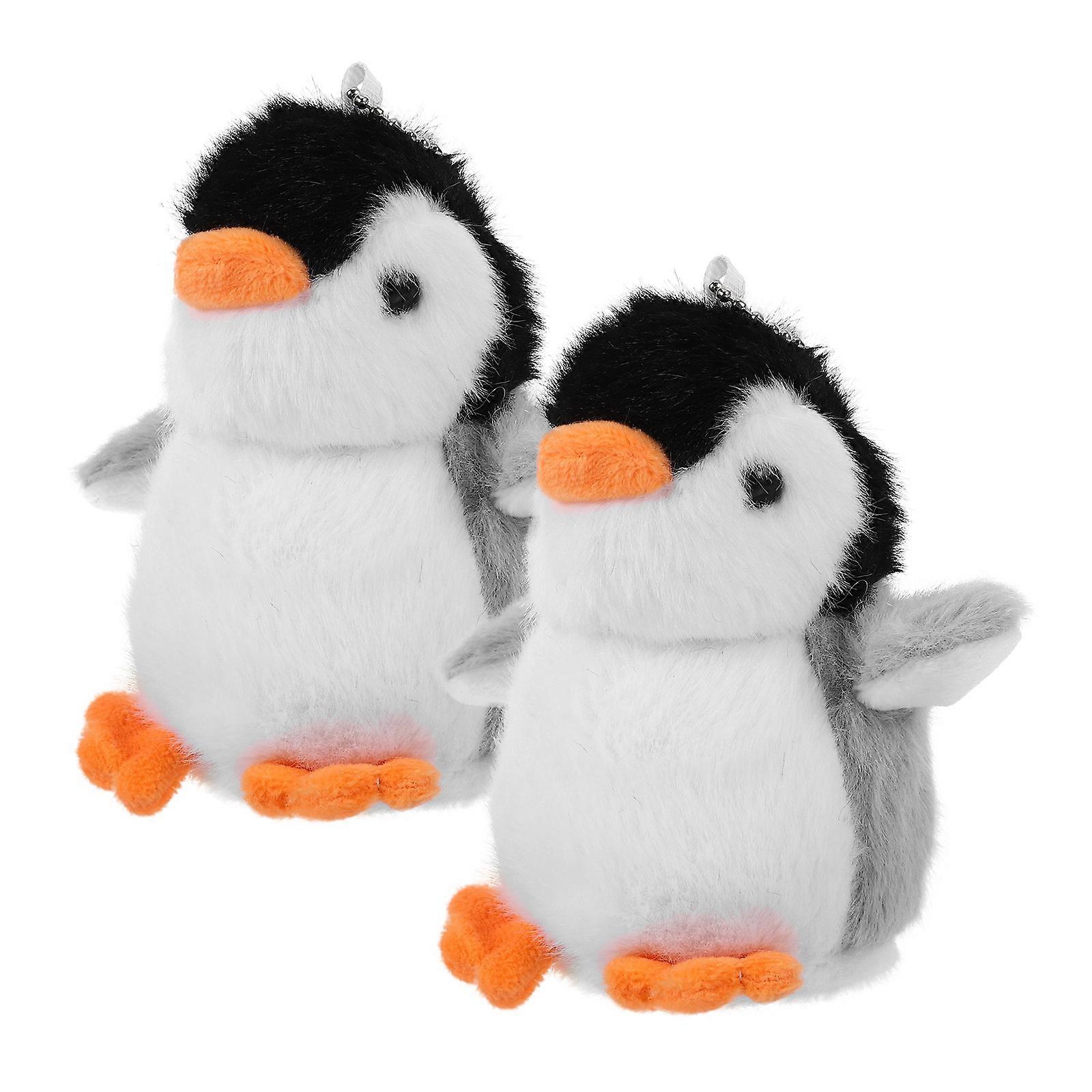 ペンギンキーホルダーぬいぐるみペンダントクリスマスカーデコレーション12.00X6.50X6.00CM 2個