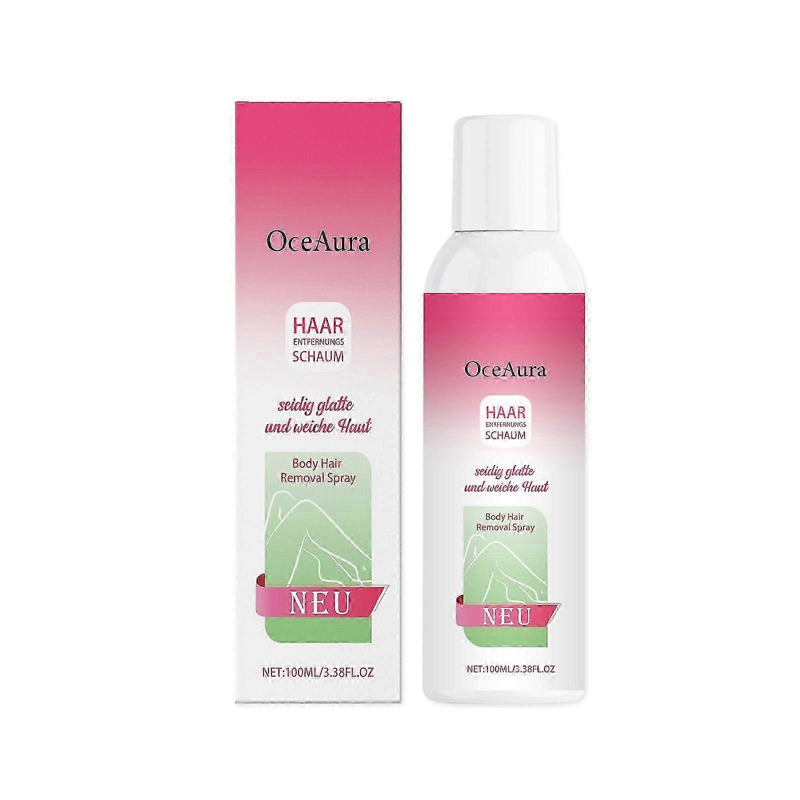 رغوة إزالة الشعر الممتازة - إزالة الشعر الفعالة بدون حلاقة للنساء والرجال - رغوة إزالة الشعر - بدون تهيج للجلد - مثالية لإزالة الشعر