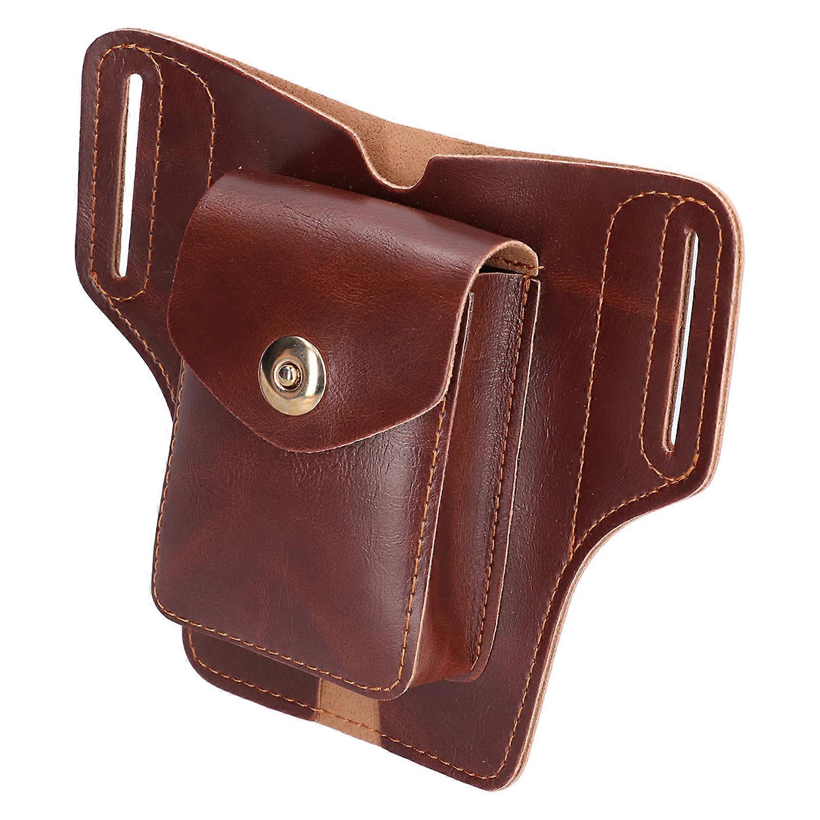 Belt Cigarette Case Fashion Appearance Beautiful Practical Soft PU Mobile Pocket for Phone Cigarette