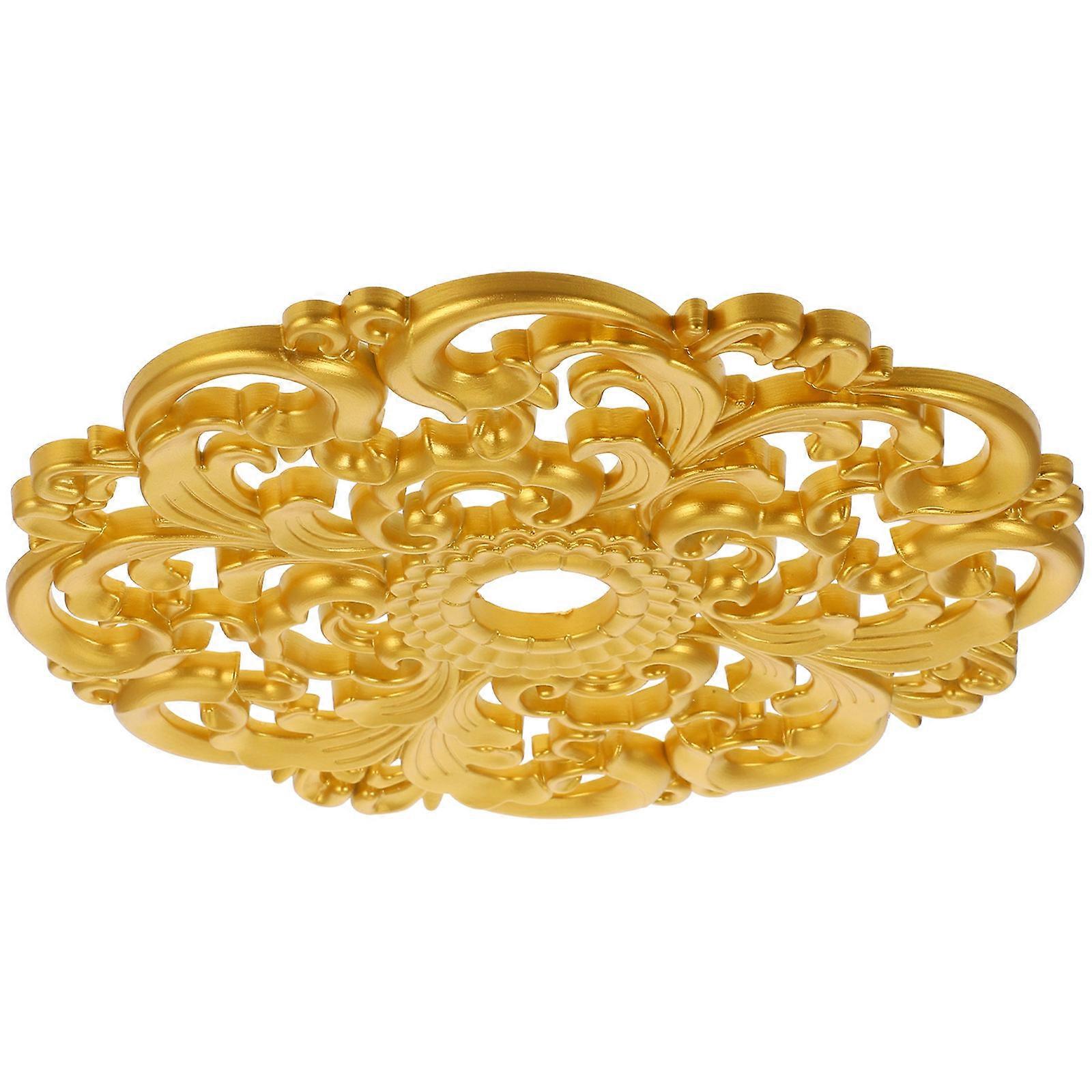 Elegant Ceiling Medallion Ring Decorative Light Fixture for Home with Intricate Design, Enhances Room Decor, Safe and Stylish for Ceiling Fans and