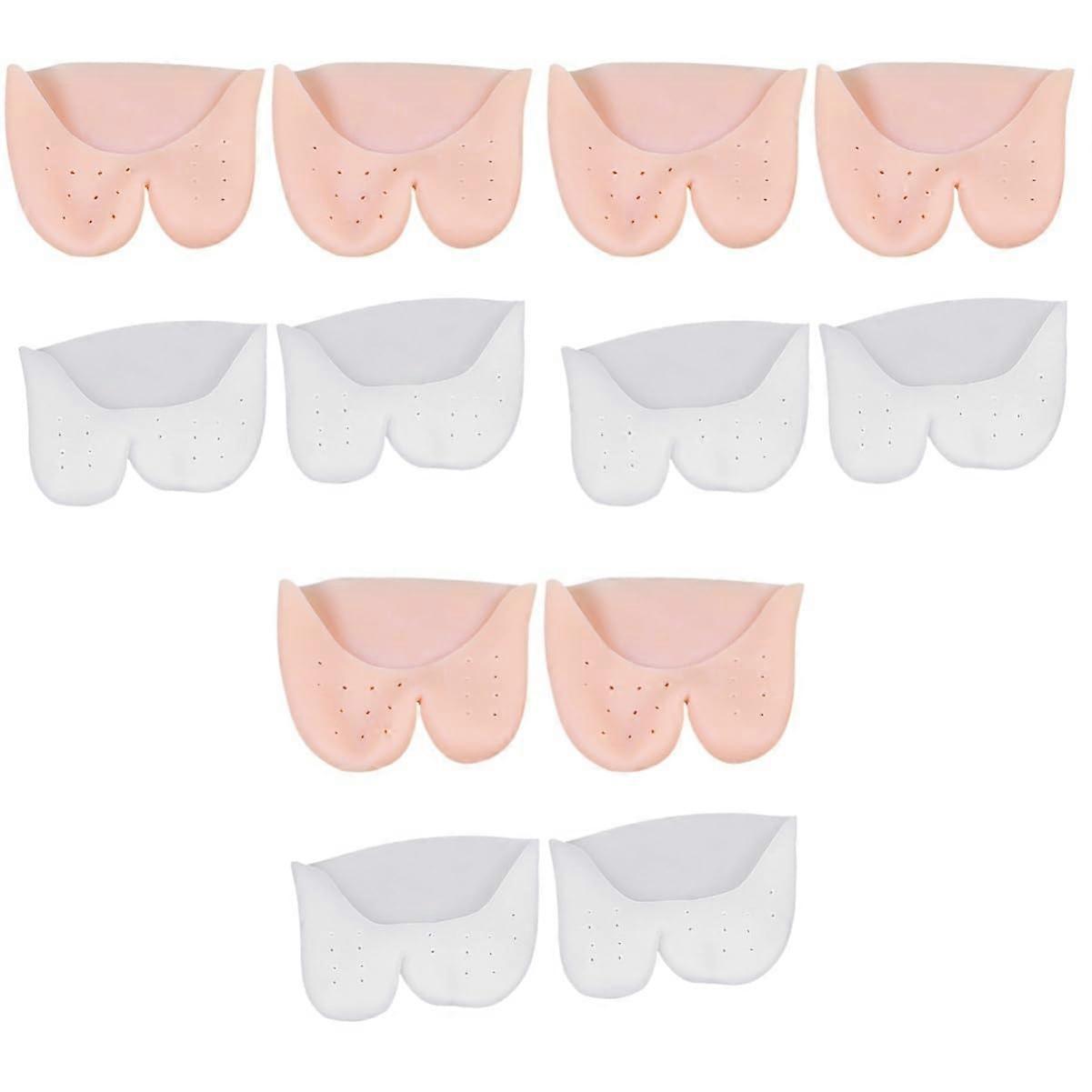 Shoe Covers With Lace Cushion Toe Protection, Medium Size, 6 Pairs Pack