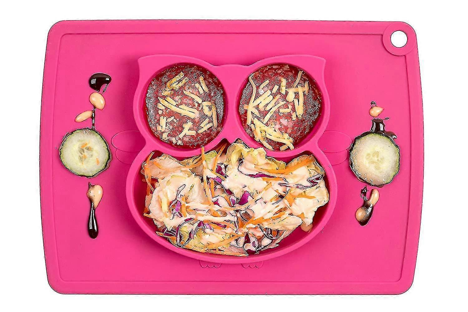 BPA-Free Portable Toddler Plate - Children’s Serving Platter for Safe and Easy Mealtime, Ideal for Babies and Toddlers