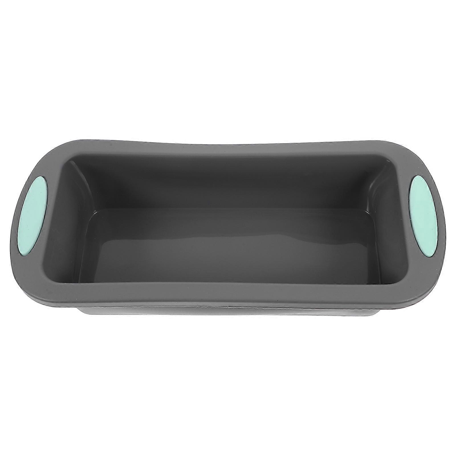 Bread Loaf Pans Silicone Mold Nonstick Metal Reinforcement For Home Use 10.8×4.7×2.6in 1Pack