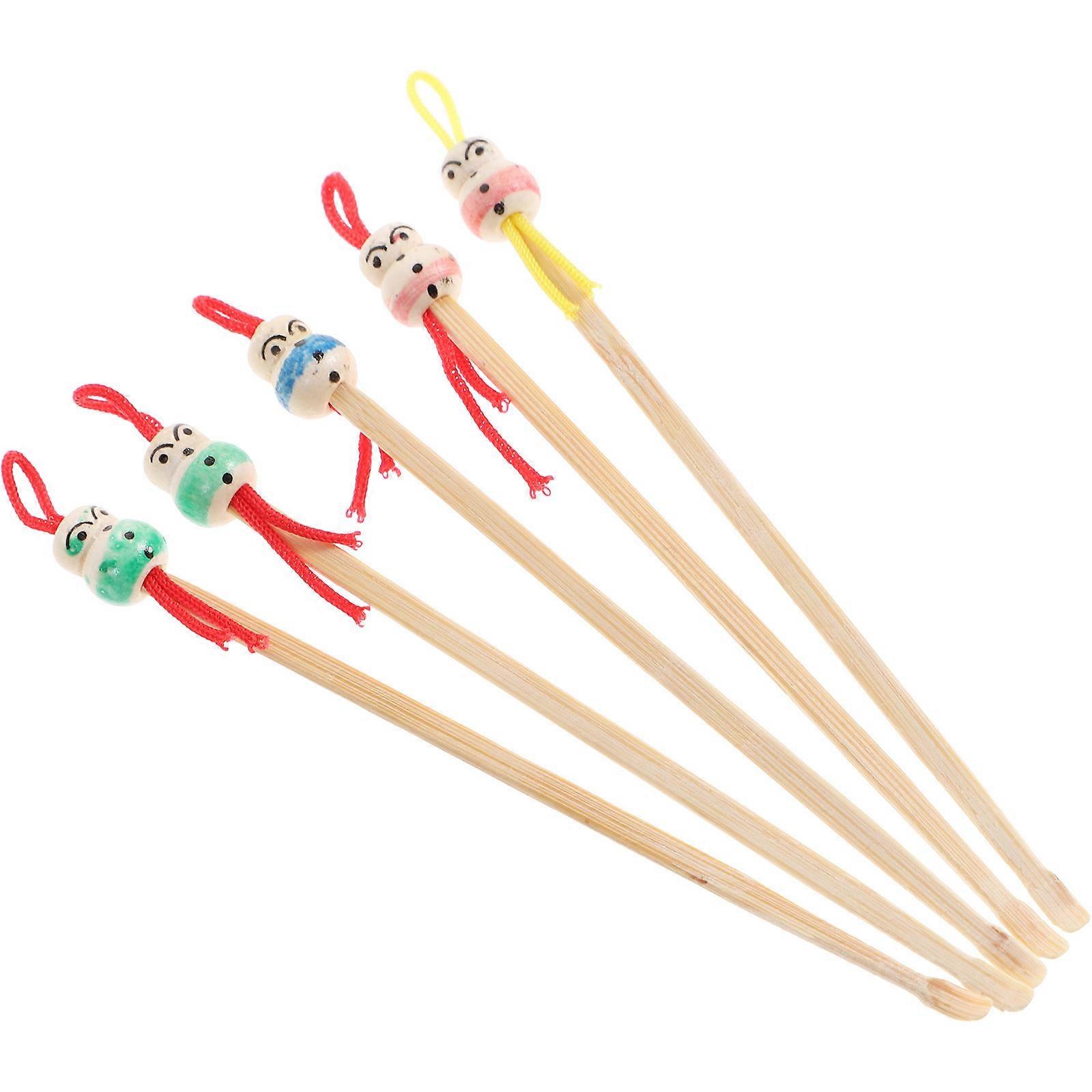 Ear Digger Wood Reusable Ear Stick All Users 5Pcs