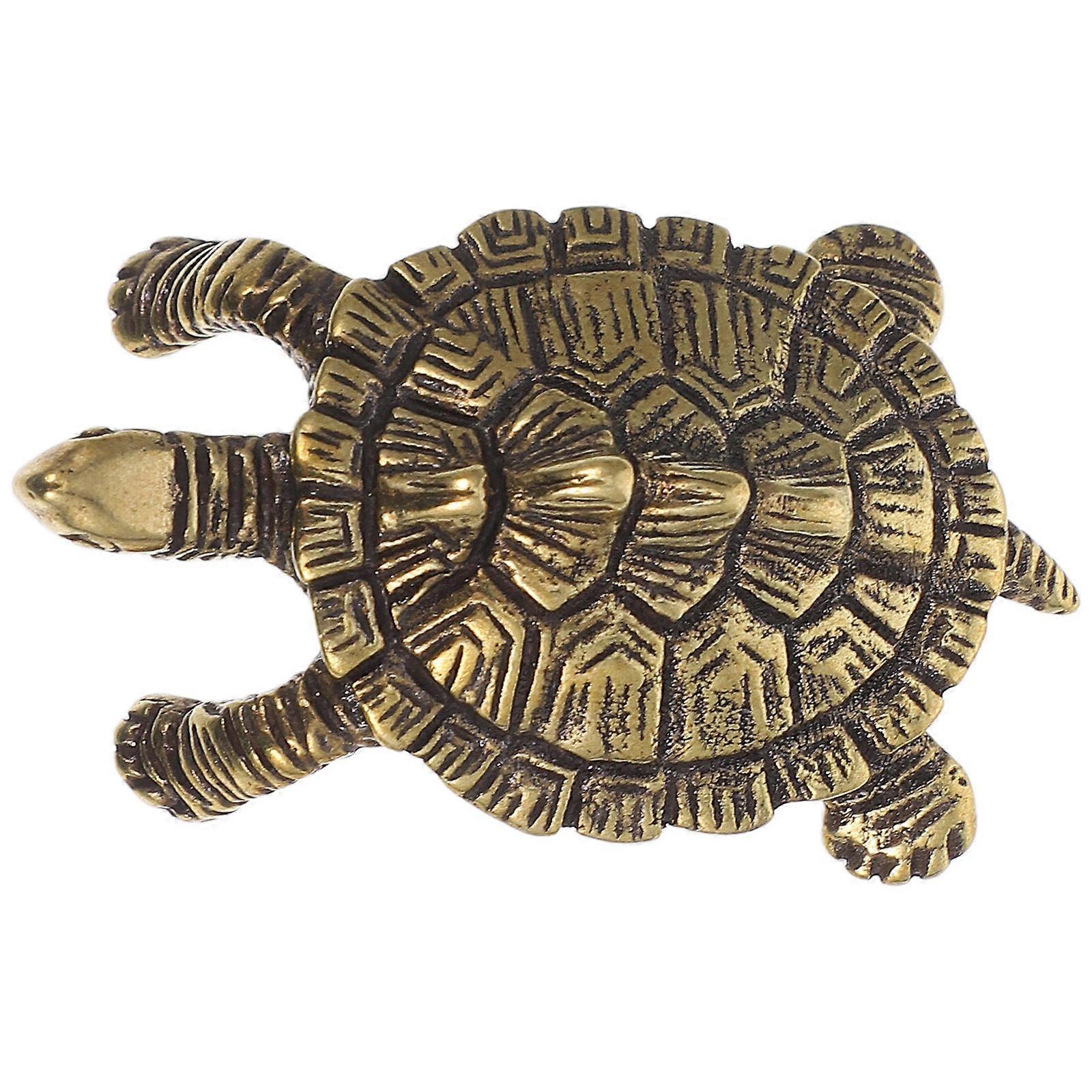 Gold Turtle Door Handle for Cabinet Brass Creative Animal Pull