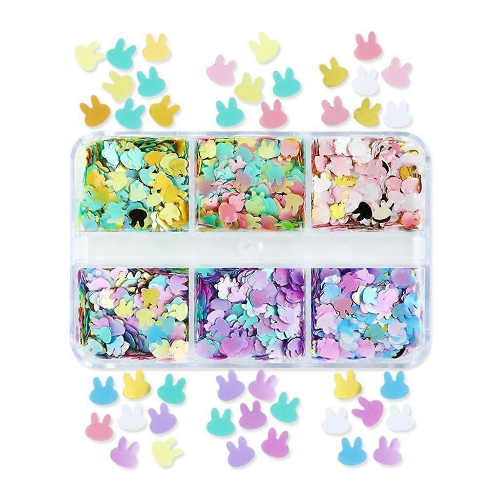 Rabbit Sequins Glitter for Resin Shaker Mold Fillers Shiny Nail Art Sequins