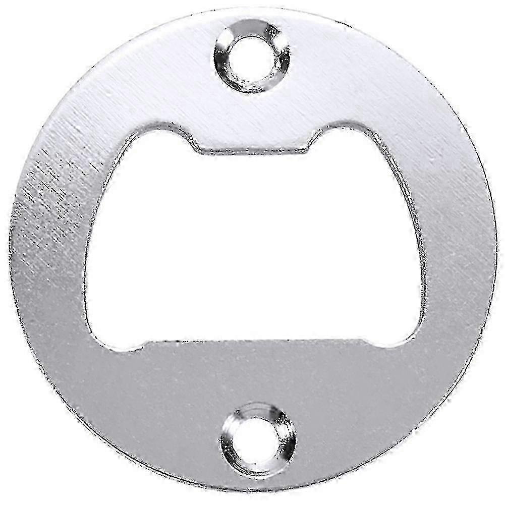 Polished Bottle Opener Insert Parts with Countersunk Holes - Durable Replacement Components for Easy Installation