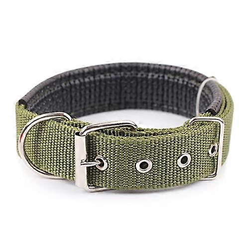 Solid Nylon Dog Collar for Small Medium Large Dogs - Adjustable, Durable, Ideal for Teddy, Keji, Pitbull, Bulldog, Beagle