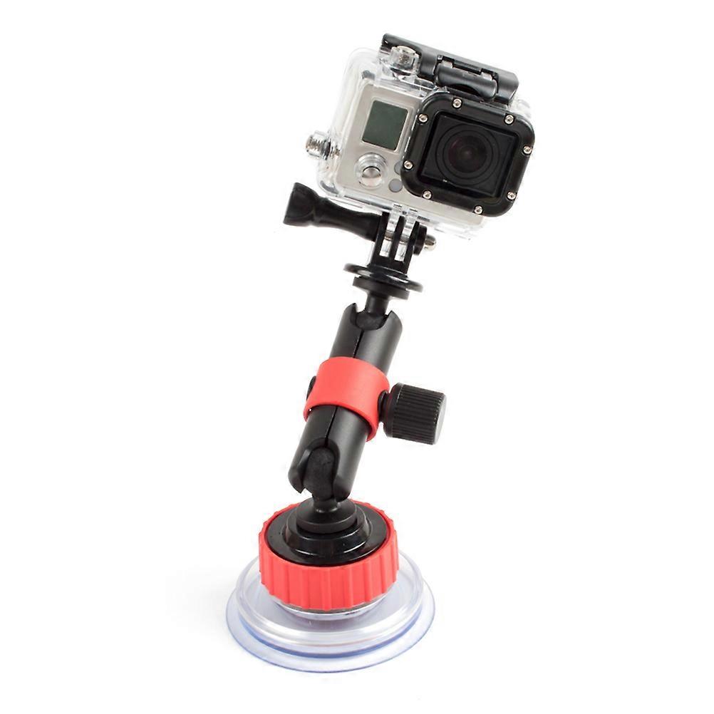 Suction Mount for Action Camera with Strong Suction Power and Adjustable Angle for Smooth Surfaces up to 2kg